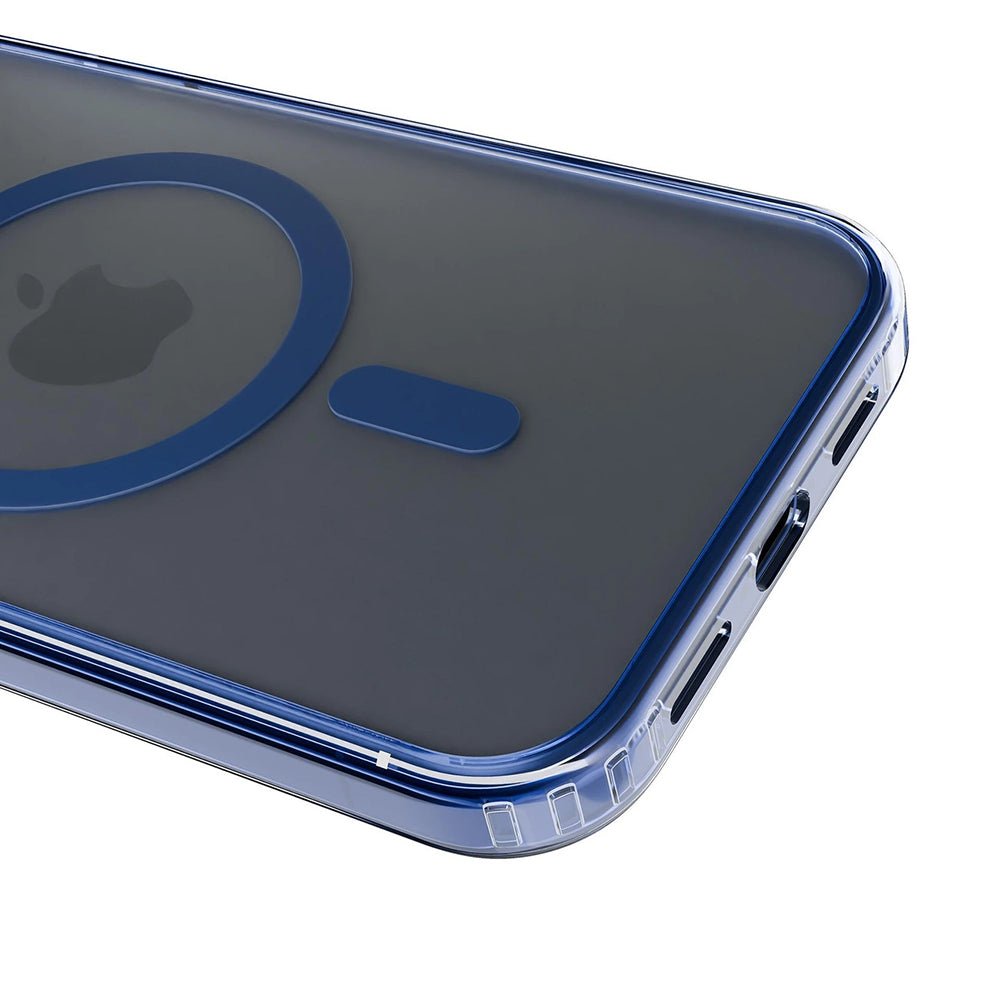 3MK iPhone 17 Σκληρή Θήκη με Πλαίσιο Σιλικόνης και MagSafe - Frosty MagCase - Blue