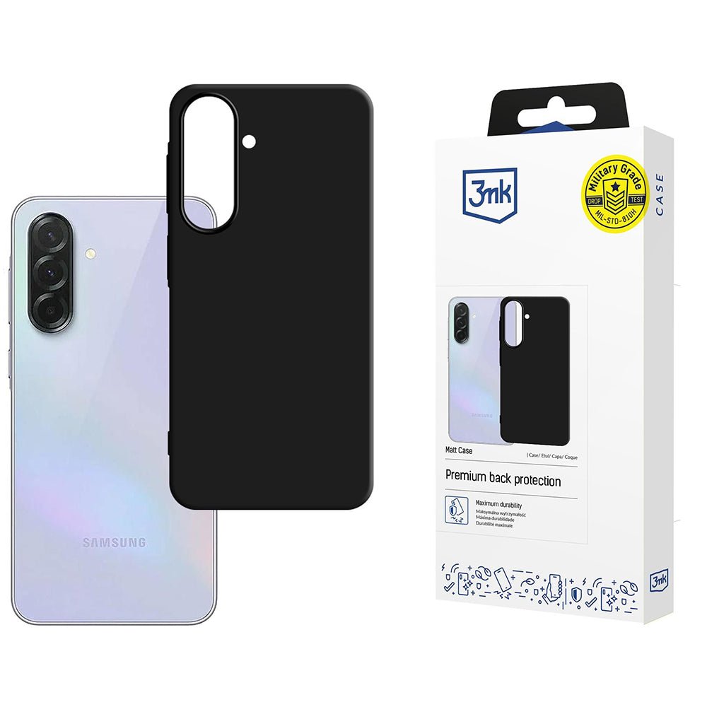 3MK Samsung Galaxy A37 5G Θήκη Σιλικόνης TPU - Matt Case - Black