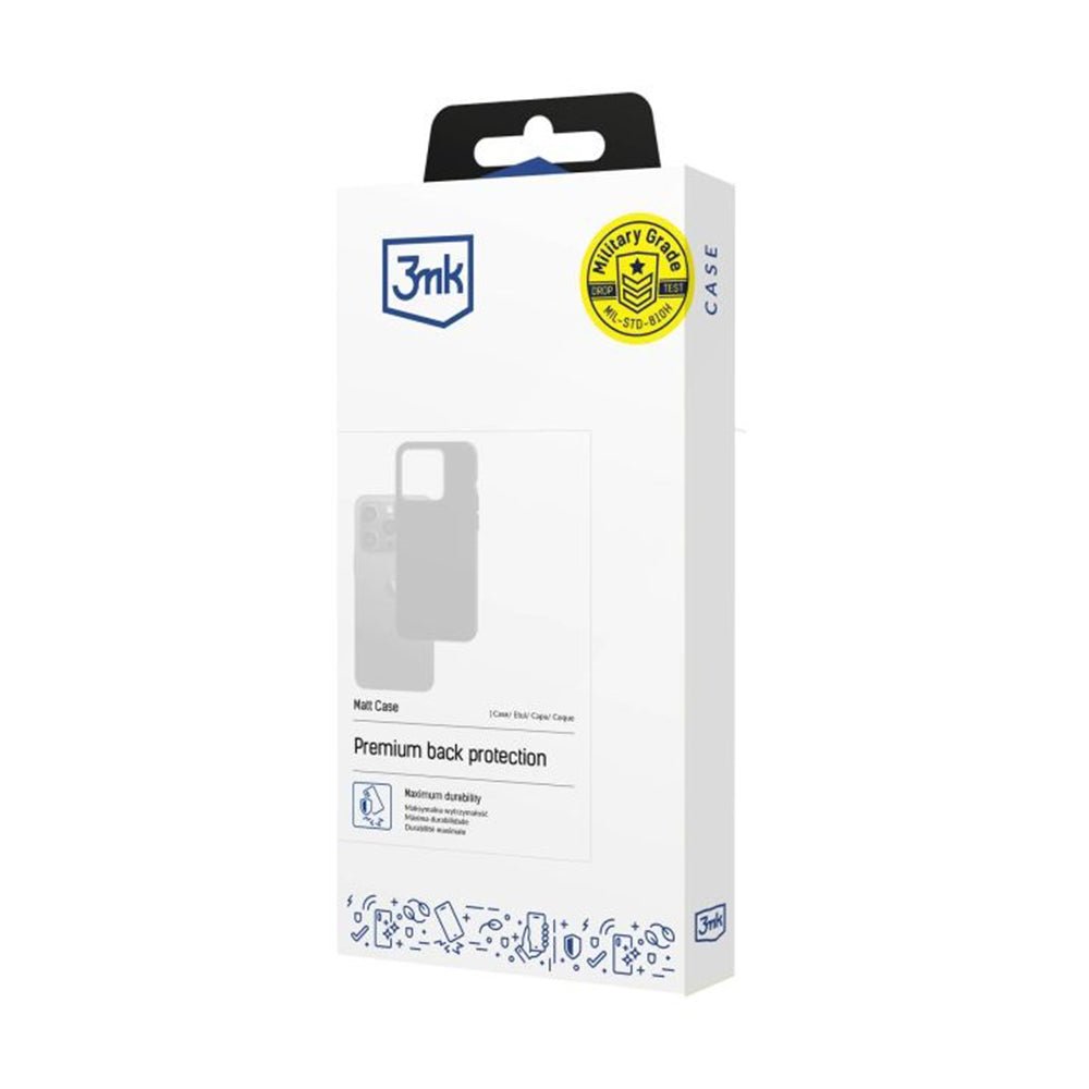 3MK Samsung Galaxy A57 5G Θήκη Σιλικόνης TPU - Matt Case - Black
