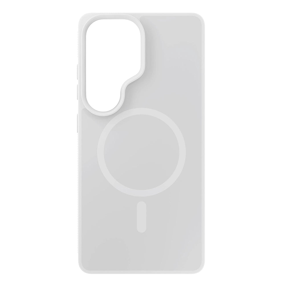 3MK Samsung Galaxy S26 Ultra - Σκληρή Θήκη με Πλαίσιο Σιλικόνης και MagSafe - Smoke MagCase - White