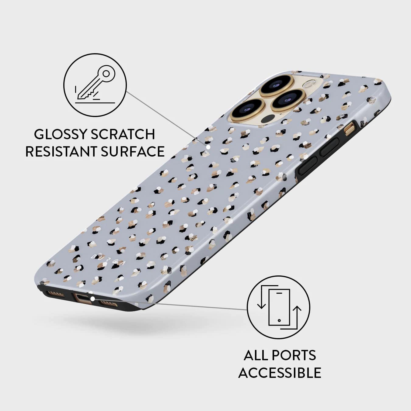 Burga iPhone 13 Pro Max Fashion Tough Σκληρή Θήκη - Wild Soul