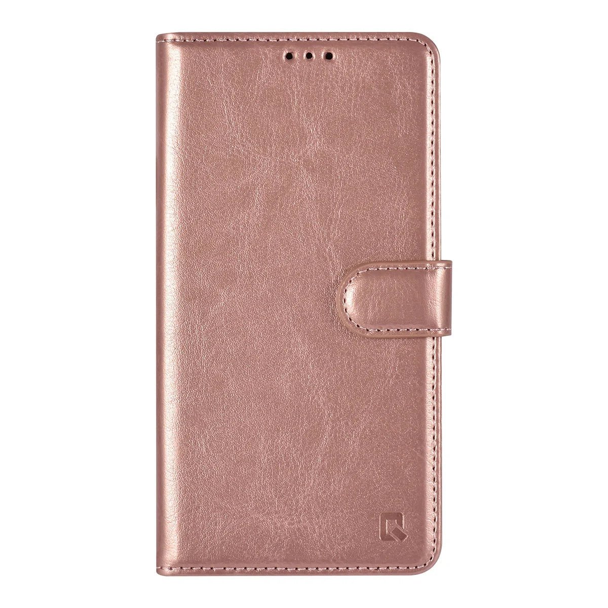 Tuniq Samsung Galaxy S24 Plus - Θήκη Πορτοφόλι Stand από Δερματίνη - Rose Gold