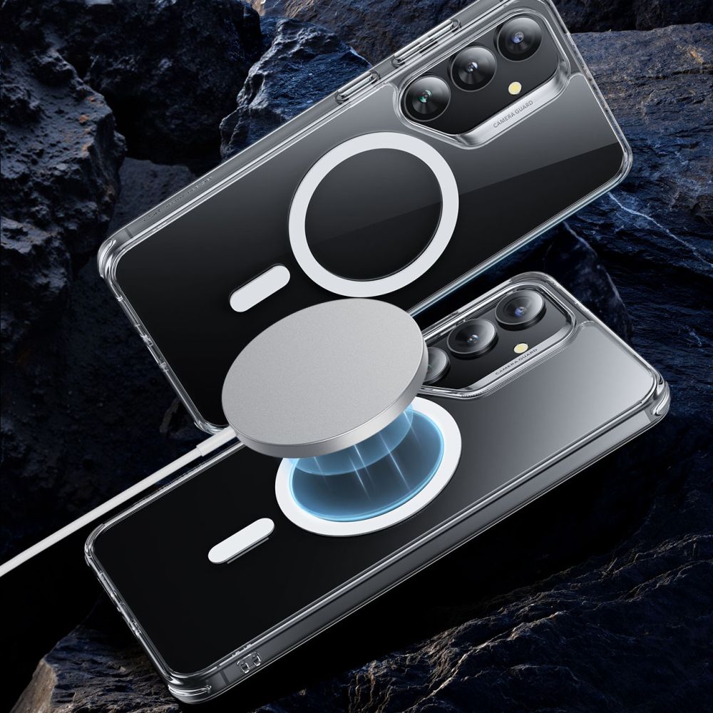 ESR Samsung Galaxy S25 Plus Classic Hybrid Halolock Σκληρή Θήκη με Πλαίσιο Σιλικόνης και MagSafe - Διάφανη