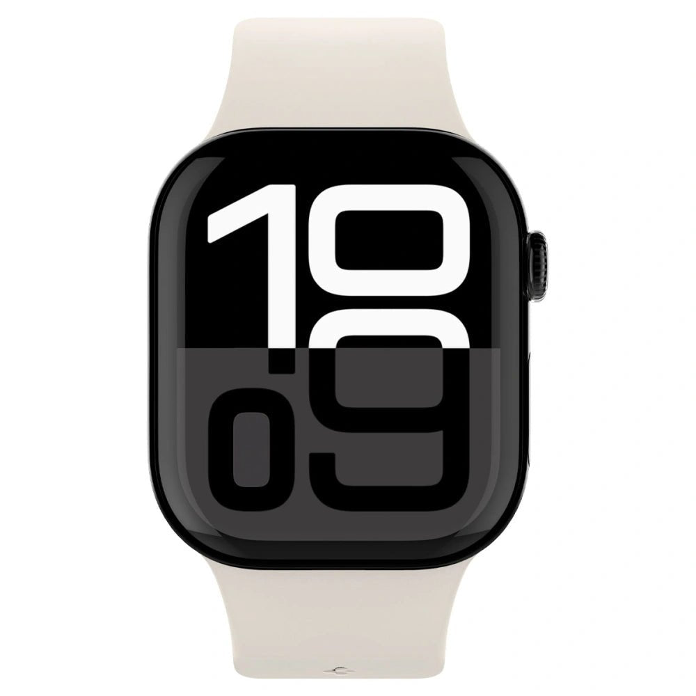 Spigen Λουράκι Apple Watch 8/9/10/11 - SE (1/2/3) - 40/41/42mm Nano Pop Σιλικόνης - Orange / Beige