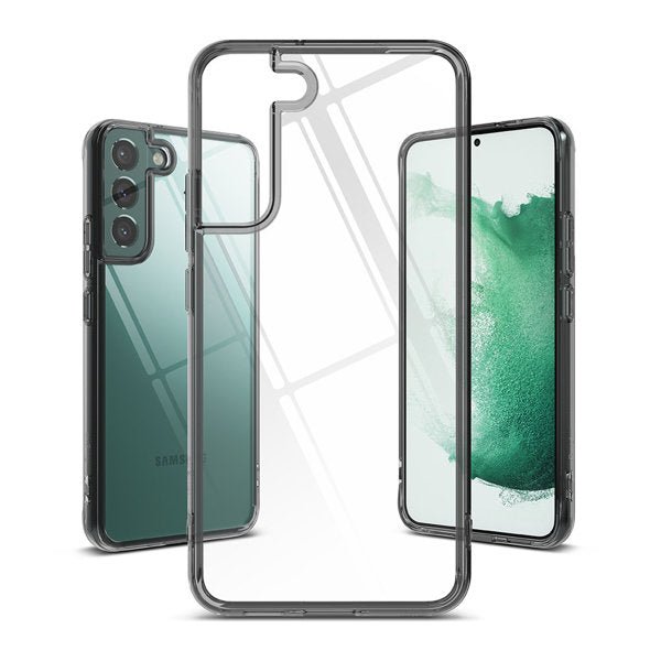 Ringke Samsung Galaxy S22 Plus Fusion Σκληρή Θήκη με Πλαίσιο Σιλικόνης - Διάφανη / Black