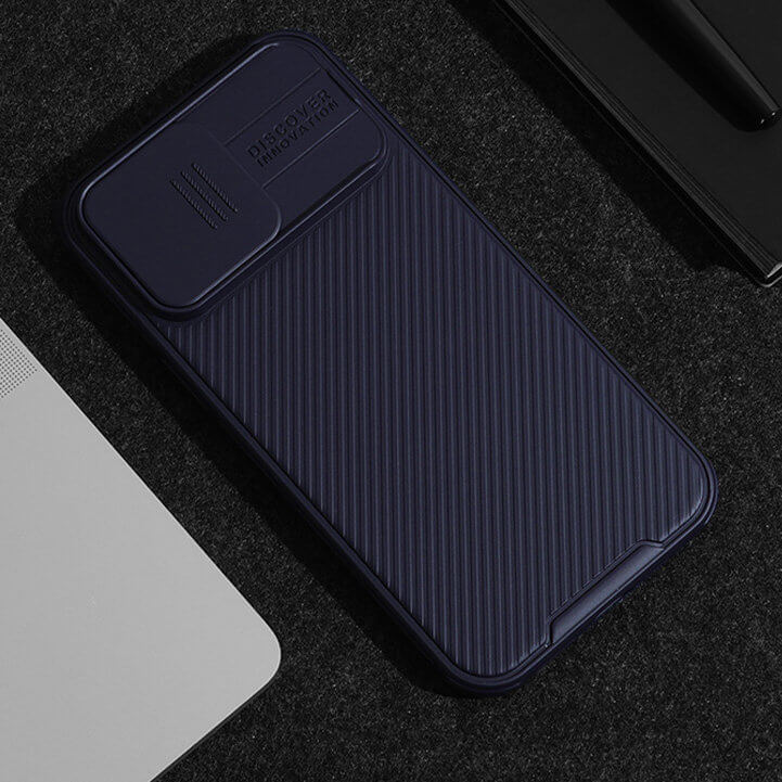 Nillkin iPhone 15 Pro Max CamShield Pro Magnetic Σκληρή Θήκη με Κάλυμμα για την Κάμερα και MagSafe - Purple