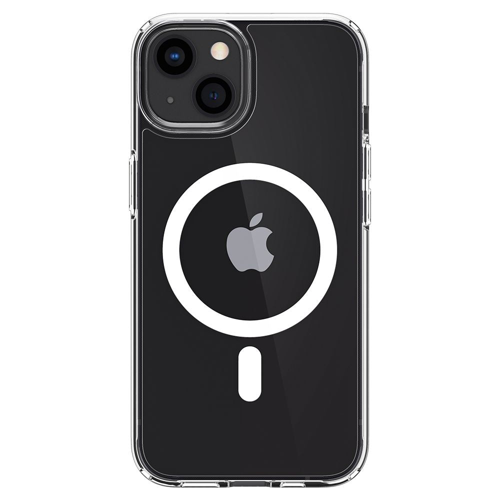 Spigen iPhone 13 Ultra Hybrid Mag Σκληρή Θήκη με Πλαίσιο Σιλικόνης Και MagSafe - White / Clear