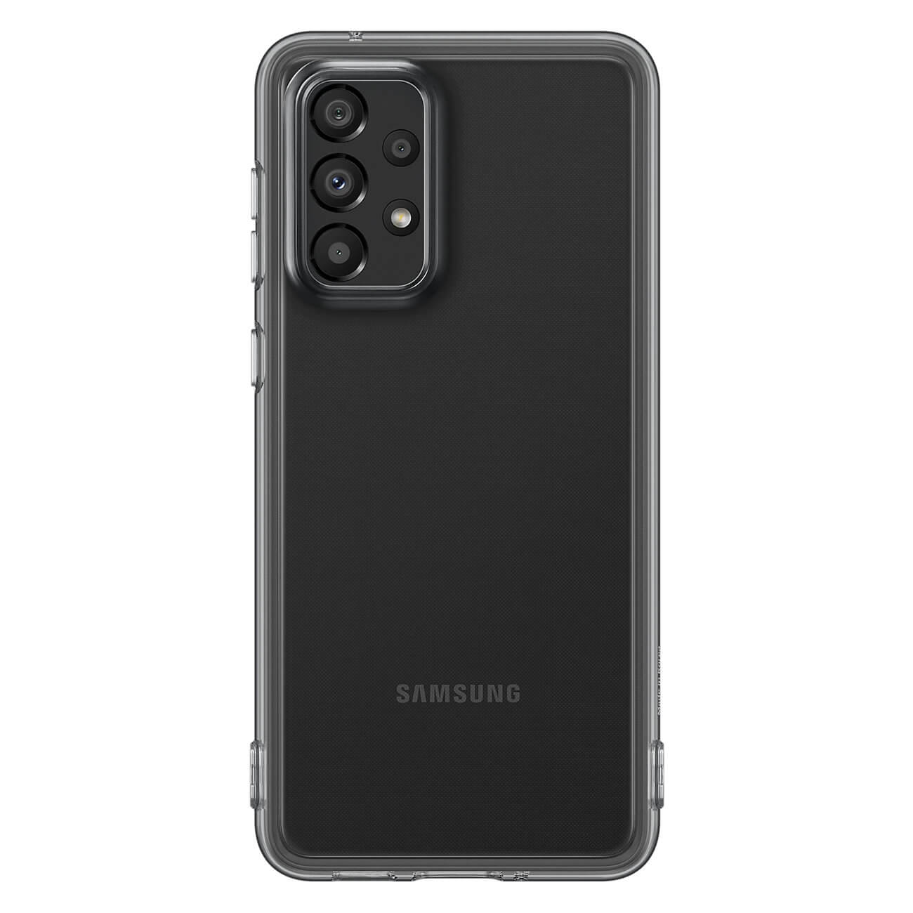 Samsung Soft Clear Cover Samsung Galaxy A33 5G Θήκη Σιλικόνης - Black - EF - QA336TBEGWW