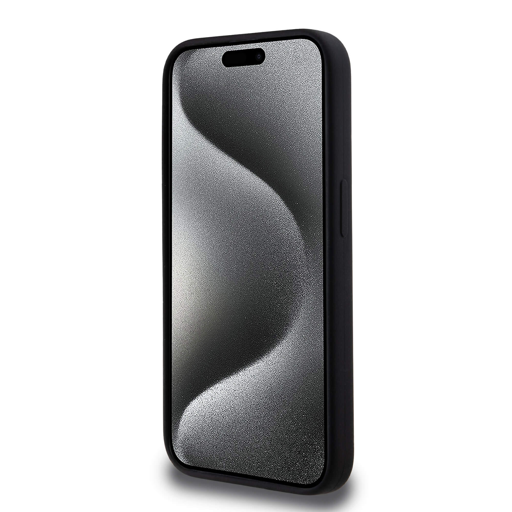 Karl Lagerfeld iPhone 15 Pro - Silicone Karl and Choupette - Θήκη Σιλικόνης με MagSafe - Black - KLHMP15LSKCHPPLK