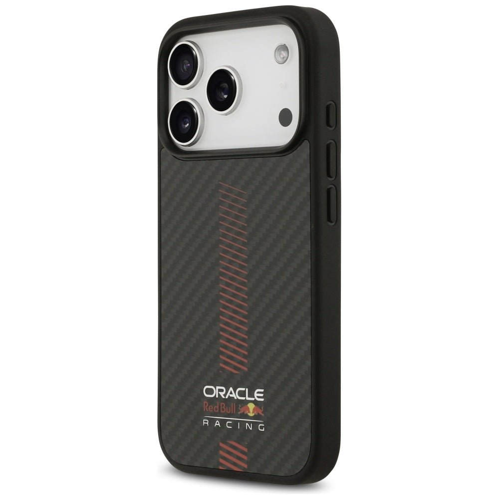 Red Bull iPhone 17 Pro - Kevlar Powerbar MagSafe - Σκληρή Θήκη με Πλαίσιο Σιλικόνης - Black - RBHMP17L24CFGSMK