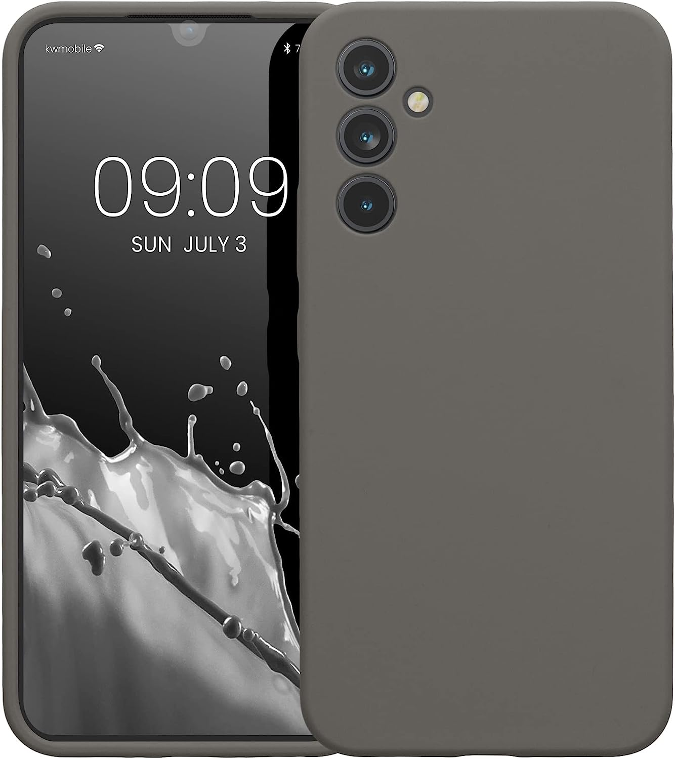KW Samsung Galaxy A34 5G Θήκη Σιλικόνης Rubber TPU - Stone Dust - 60807.155