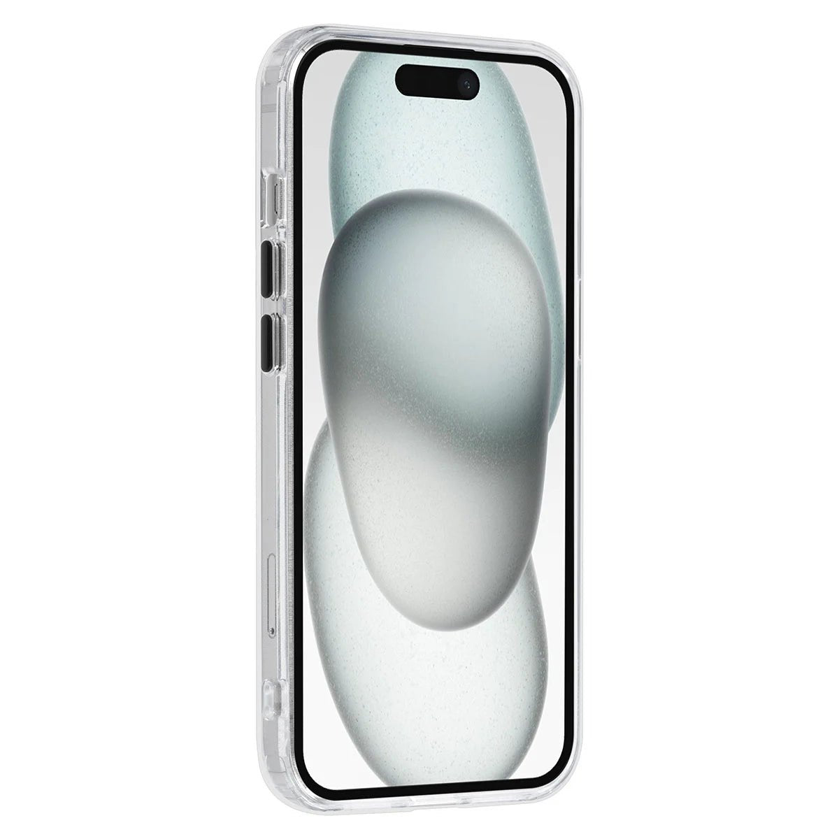 Tuniq iPhone 15 - Σκληρή MagSafe Θήκη με Περιστρεφόμενο Δαχτυλίδι Συγκράτησης - Διάφανη / Μαύρη