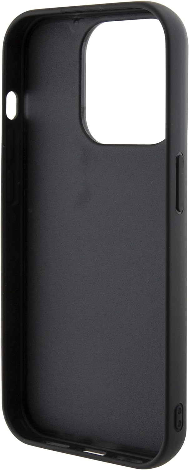 Guess iPhone 15 Pro Disco Metal Script Θήκη Σιλικόνης - Black - GUHCP15LPMSDGSK