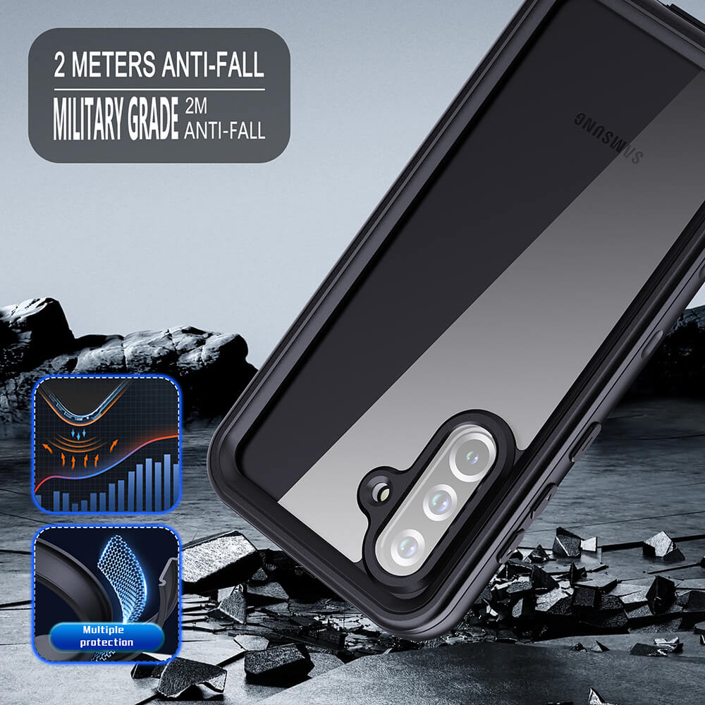 ShellBox Samsung Galaxy A36 5G - Αδιάβροχη Θήκη IP68 - Black