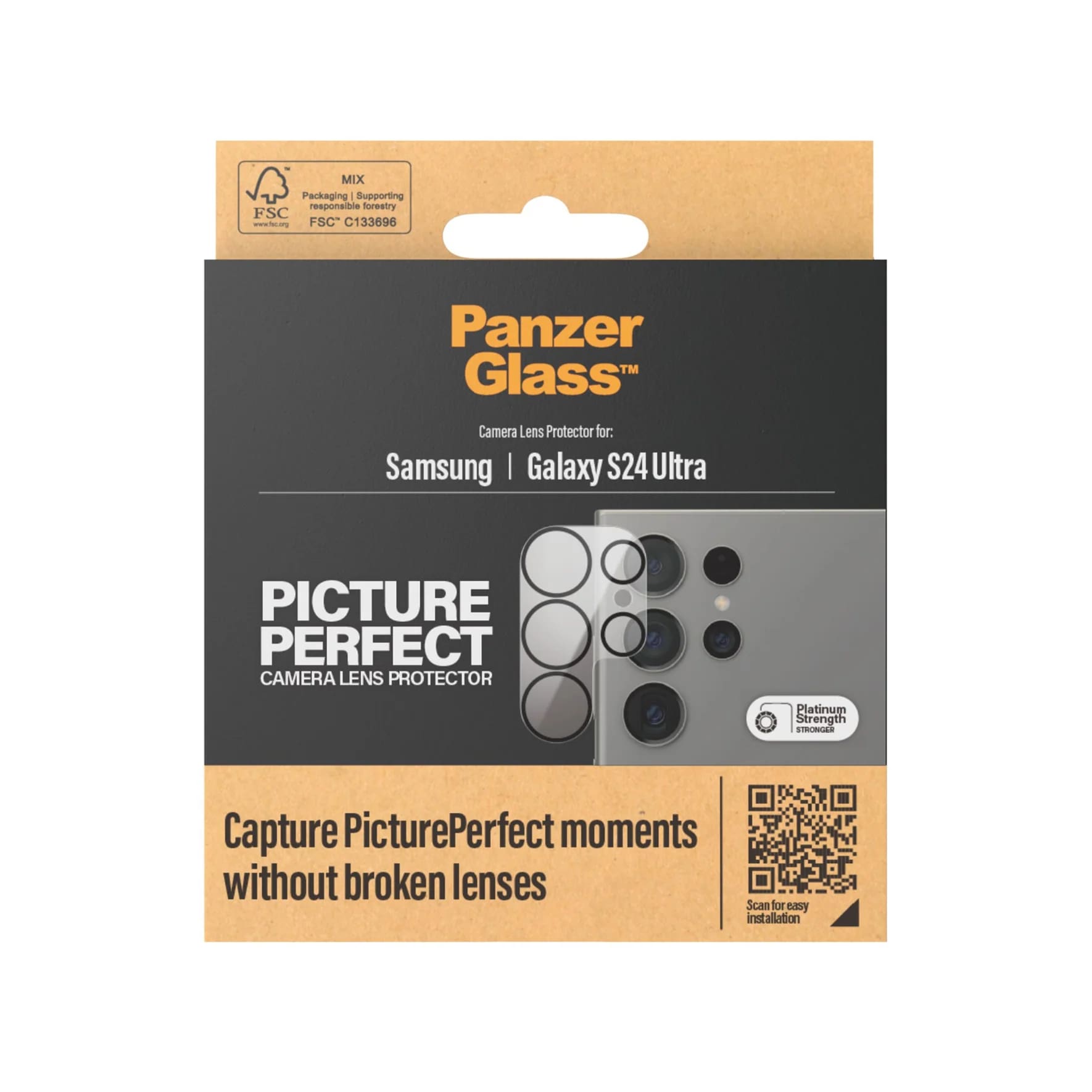 PanzerGlass Samsung Galaxy S24 Ultra Picture Perfect Αντιχαρακτικό Γυαλί για την Κάμερα - Διάφανο