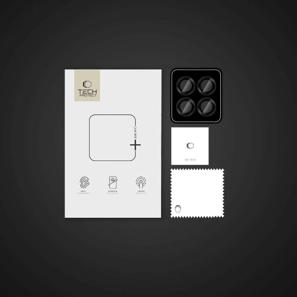 Tech - Protect Xiaomi Redmi Note 14 Pro 5G / Poco X7 CamRing Pro+ Αντιχαρακτικό Γυαλί για την Κάμερα - Black