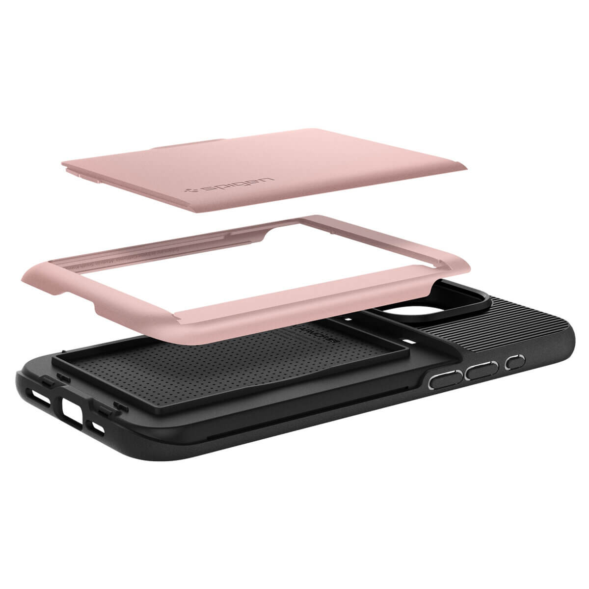 Spigen iPhone 15 Pro Slim Armor CS Σκληρή Θήκη - Rose Gold