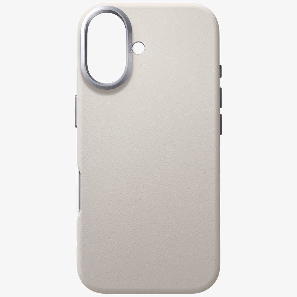 Uniq iPhone 17 - Lyden MagClick - Σκληρή Θήκη με Επένδυση Συνθετικού Δέρματος και MagSafe - Clay