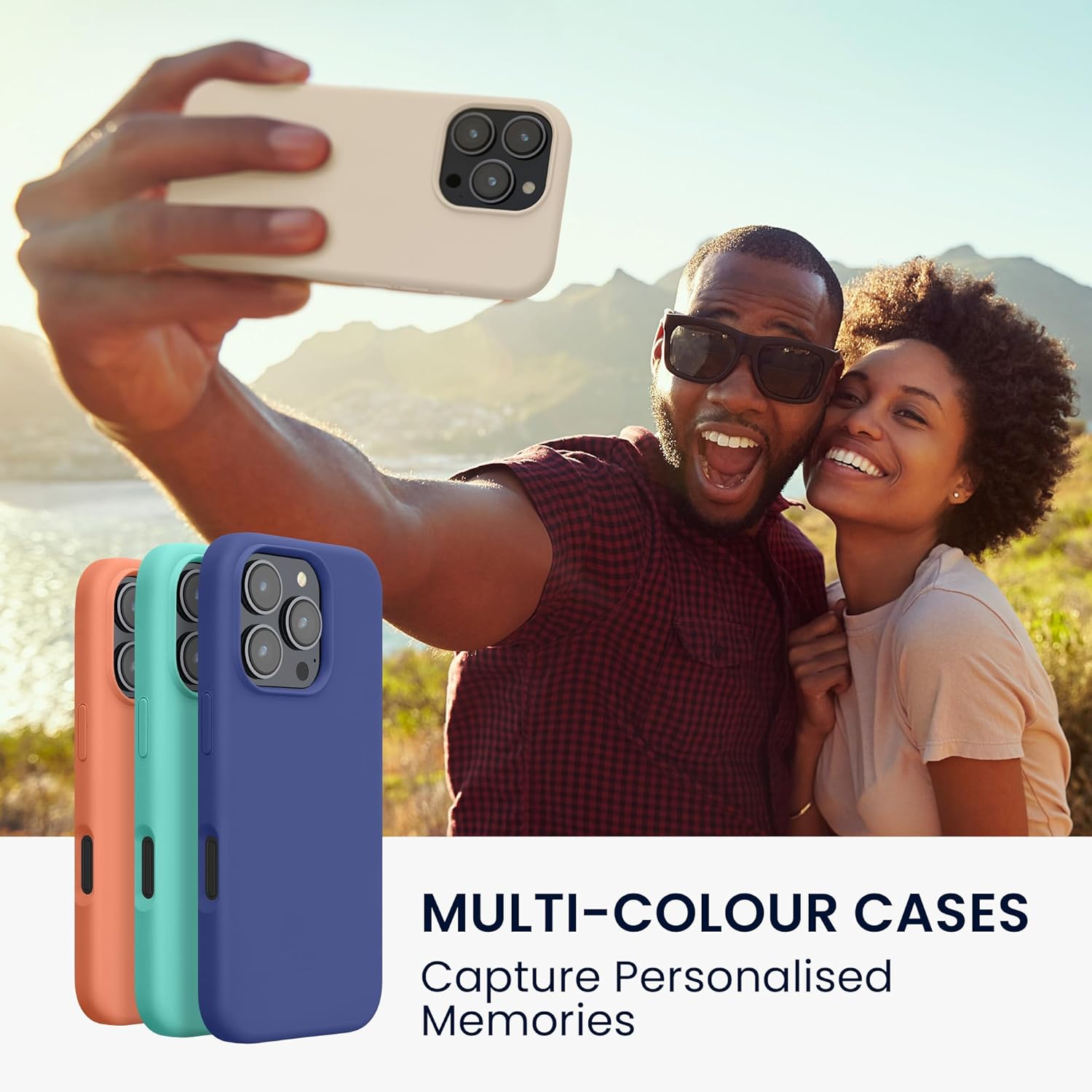 KW iPhone 16 Pro Θήκη Σιλικόνης Rubberized TPU - Cream
