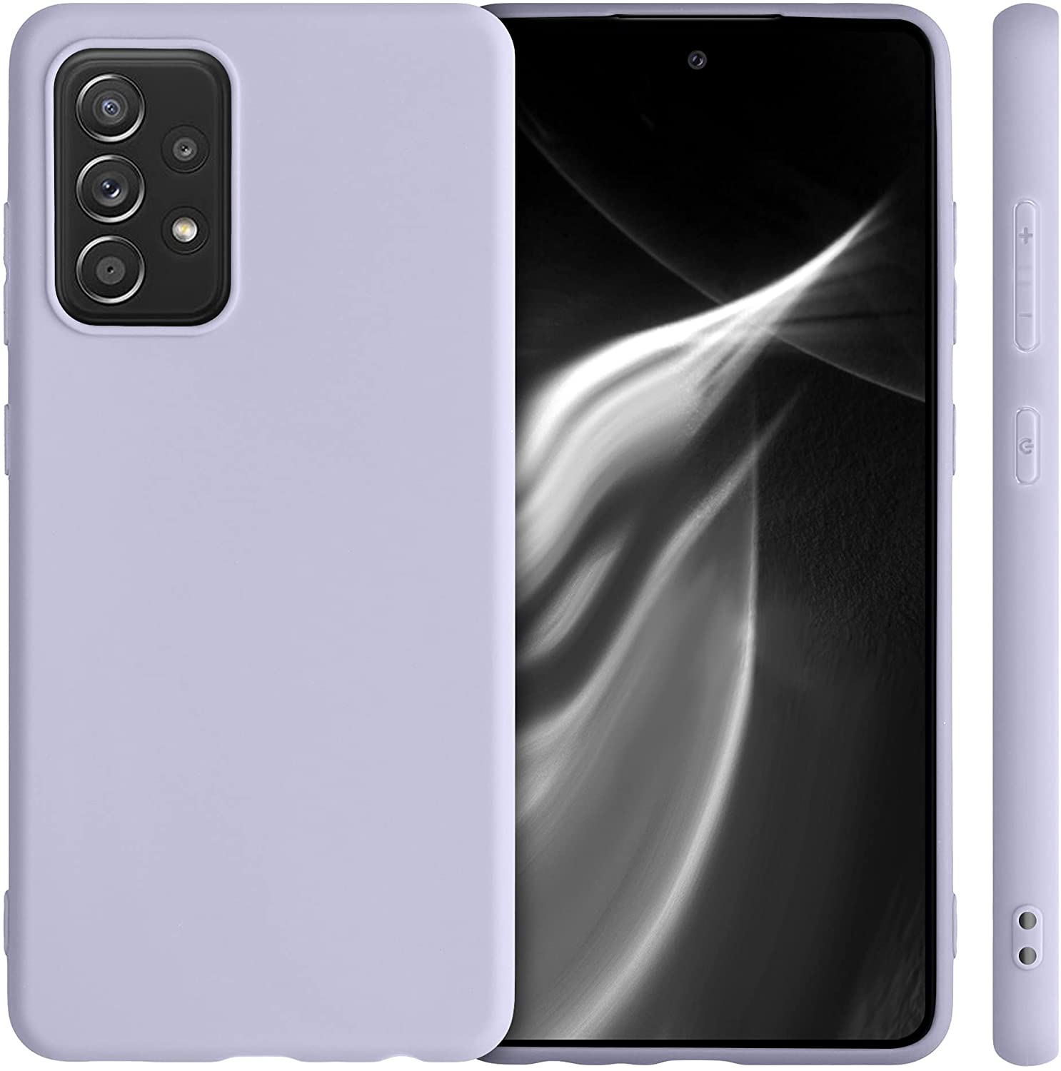 KW Samsung Galaxy A52 / A52 5G / A52s 5G Θήκη Σιλικόνης TPU - Lavender - 54346.108