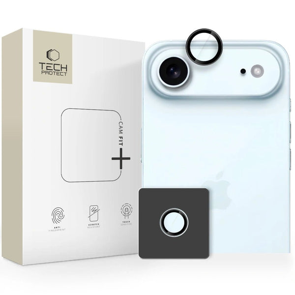 Tech - Protect iPhone Air Camring Fit+ Αντιχαρακτικό Γυαλί για την Κάμερα - Black
