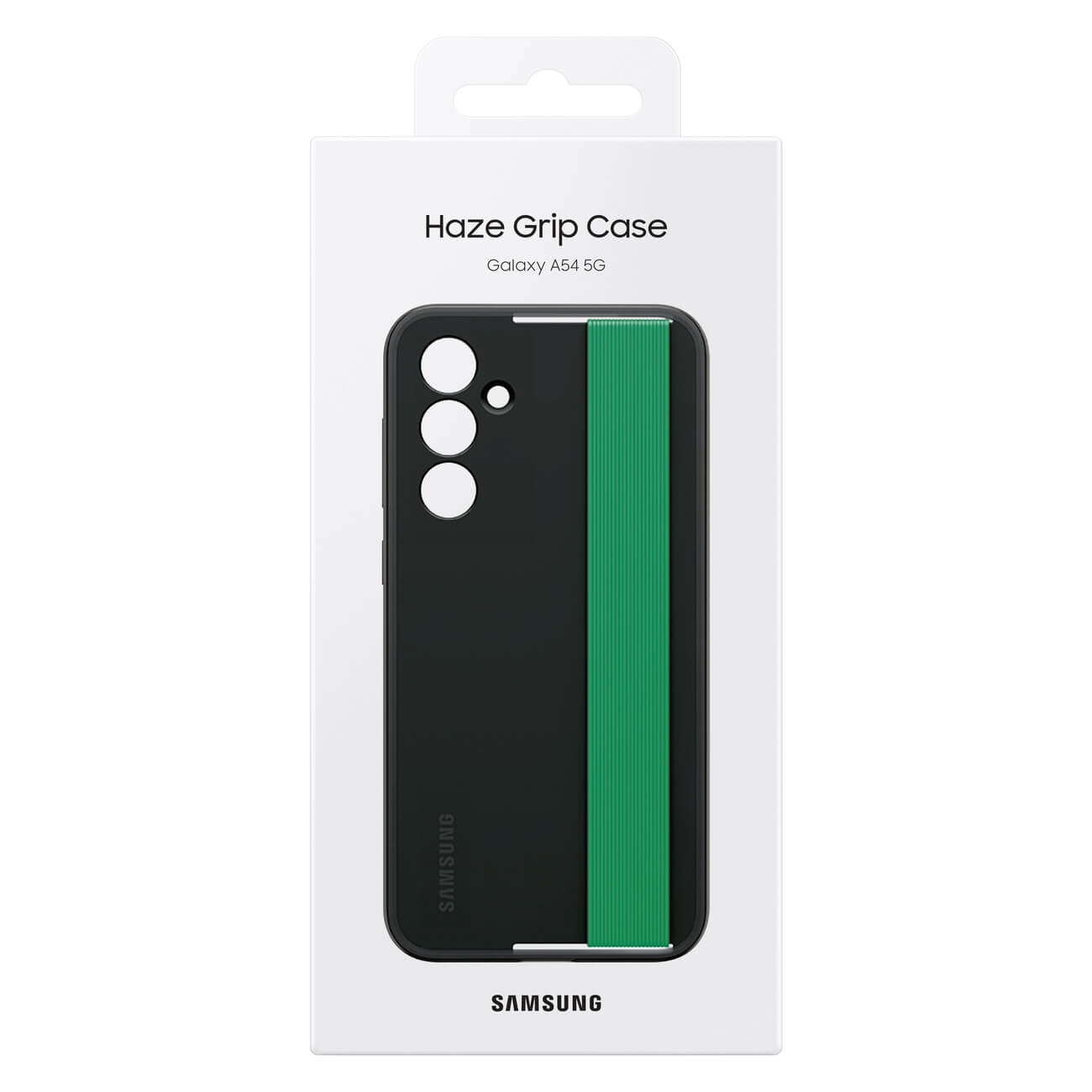 Samsung Haze Grip Samsung Galaxy A54 5G Θήκη Σιλικόνης με Αποσπώμενο Ιμάντα - Black - EF - XA546CBEGWW