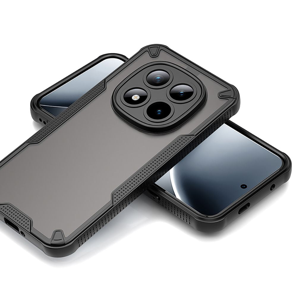 Tech - Protect Xiaomi Redmi Note 15 Pro+ 5G / Poco M8 Pro - Σκληρή Θήκη με Πλαίσιο Σιλικόνης - Rugged Shield - Matte Black
