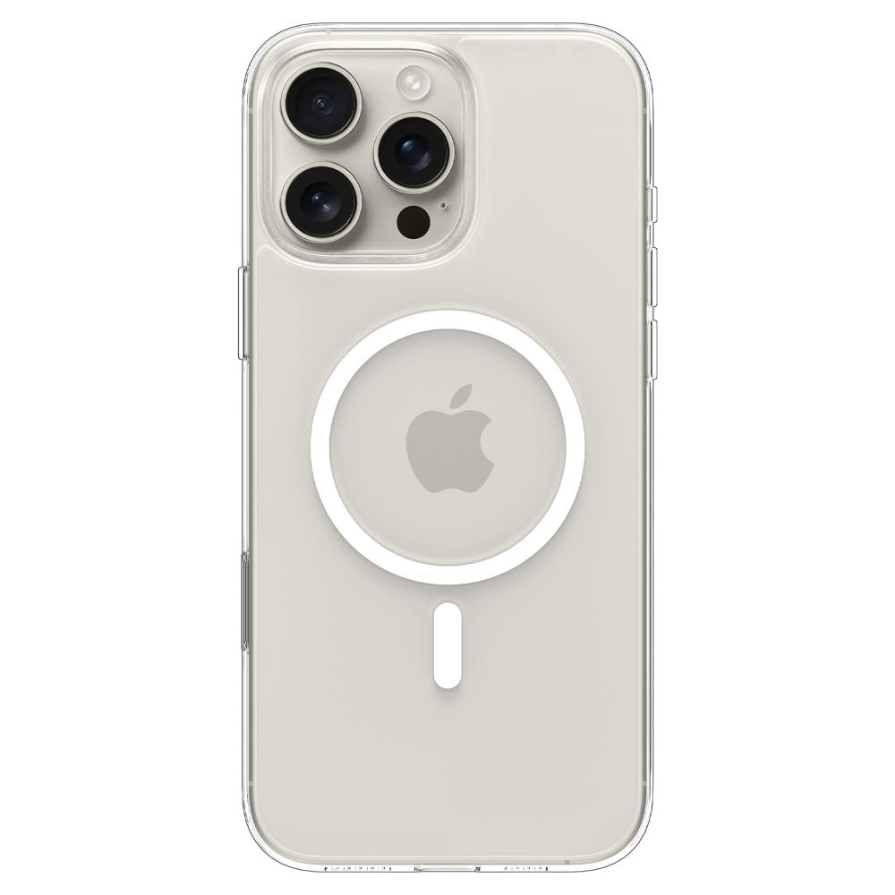 Spigen iPhone 16 Pro Max - Hard Case with MagSafe - Thin Fit T Mag - Clear / White