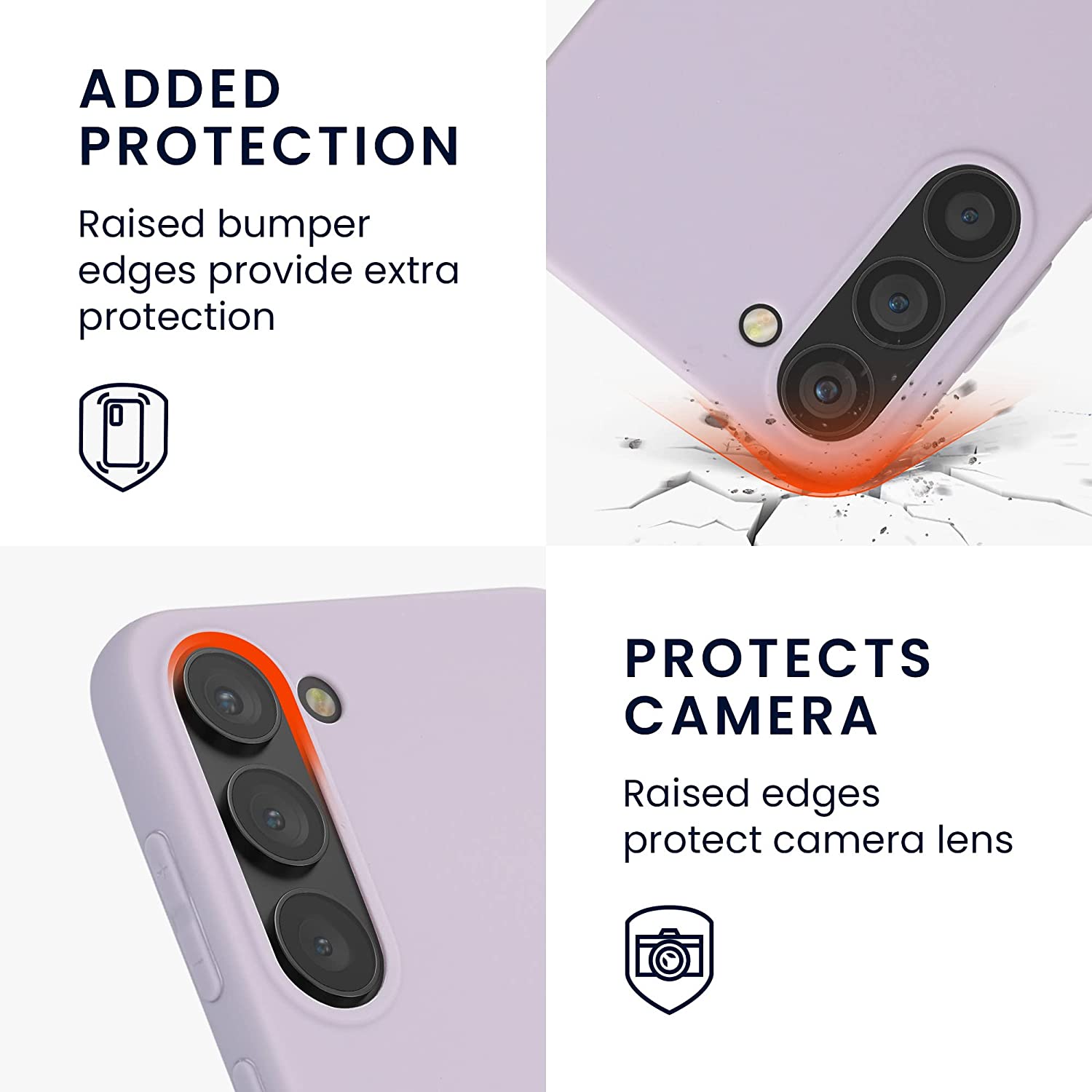 KW Samsung Galaxy S23+ Θήκη Σιλικόνης TPU - Lavender - 60283.108