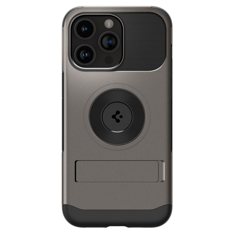 Spigen iPhone 15 Pro Max Slim Armor Mag Σκληρή Θήκη με Stand και MagSafe - Gunmetal