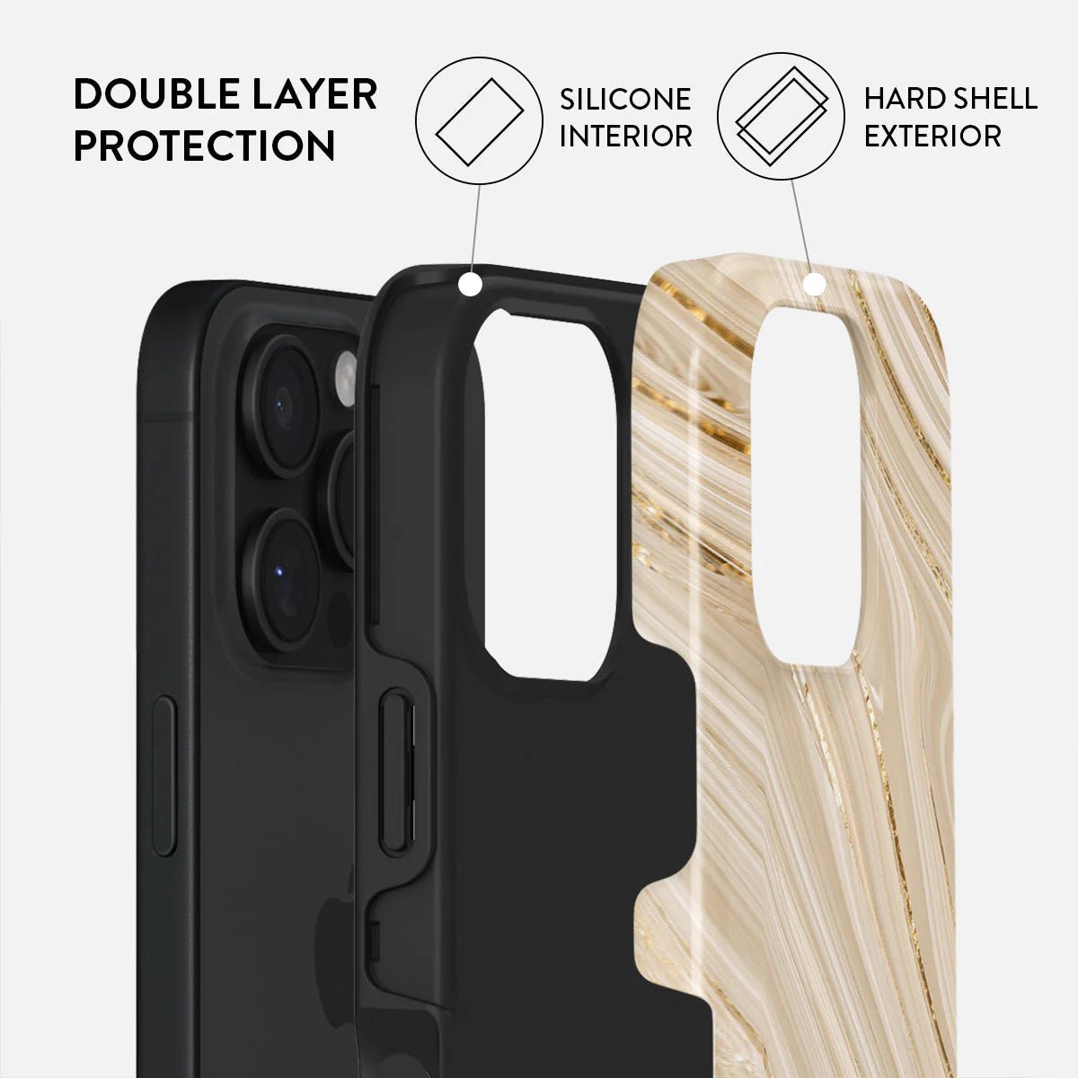 Burga iPhone 16 Pro Fashion Tough MagSafe Σκληρή Θήκη με MagSafe - Full Glam