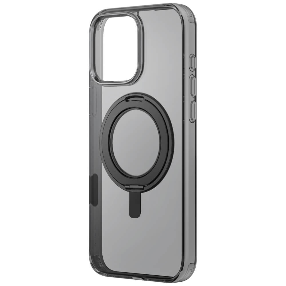 Uniq iPhone 16 Pro - Swivix 360 Rotating Kickstand - Σκληρή Θήκη με Πλαίσιο Σιλικόνης και Σταντ - Black