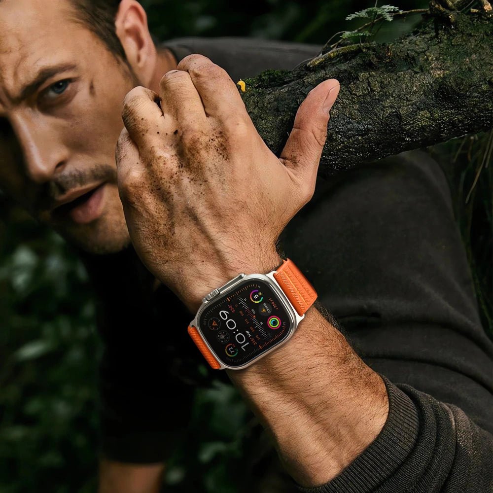 Tech - Protect Λουράκι Apple Watch 8/9/10/11 - SE (1/2/3) - Ultra (1/2/3) – 44/45/46/49mm Nylon Slip - Orange