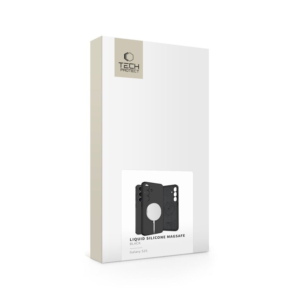 Tech - Protect Samsung Galaxy S25 Liquid Silicone - MagSafe Θήκη Σιλικόνης TPU - Black
