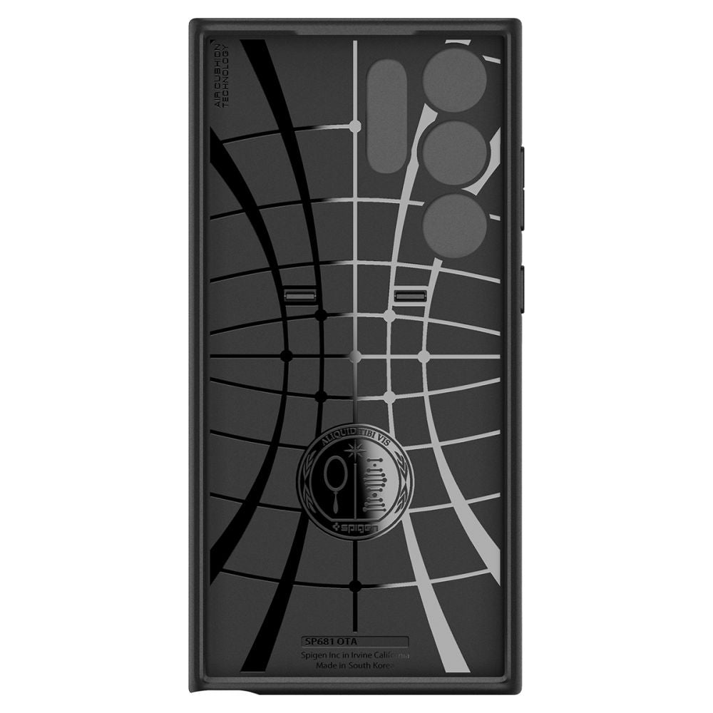 Spigen Samsung Galaxy S23 Ultra Optik Armor Θήκη Σιλικόνης με Κάλυμμα για την Κάμερα - Black