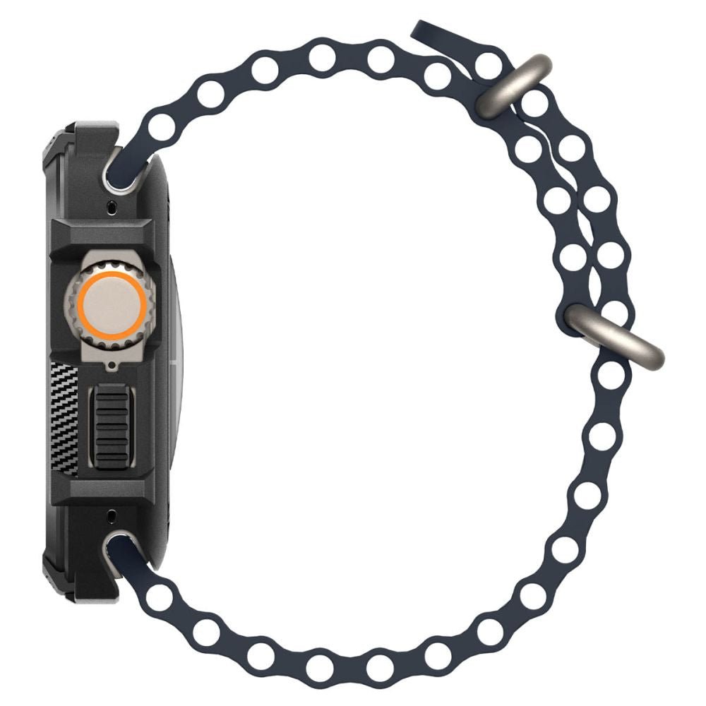 Spigen Θήκη Apple Watch Ultra (1/2/3) - 49mm Rugged Armor - Matte Black