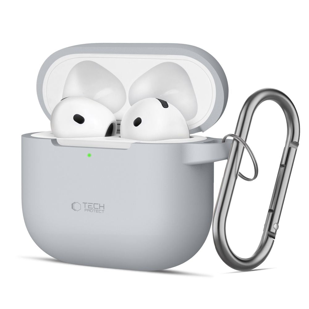 Tech - Protect AirPods 4 Θήκη Σιλικόνης - Silicone Hook - Crayon Grey