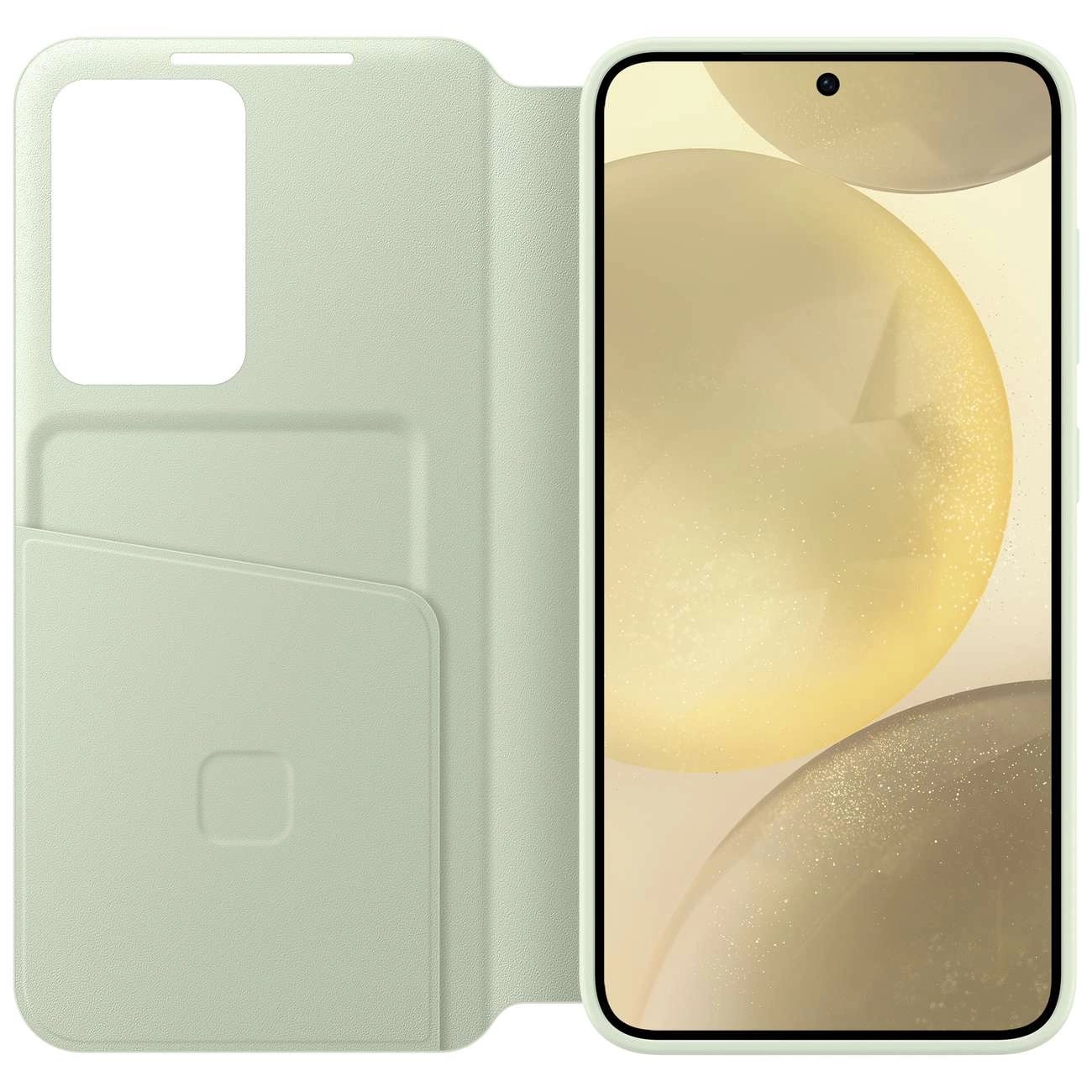 Samsung Smart View Wallet - Samsung Galaxy S24 Θήκη Πορτοφόλι - Light Green - EF - ZS921CGEGWW
