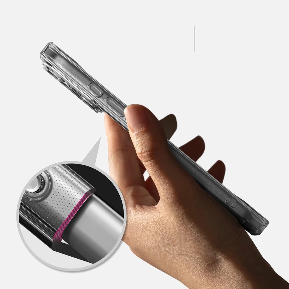 Ringke iPhone 17 Pro Fusion Σκληρή Θήκη με Πλαίσιο Σιλικόνης - Διάφανη