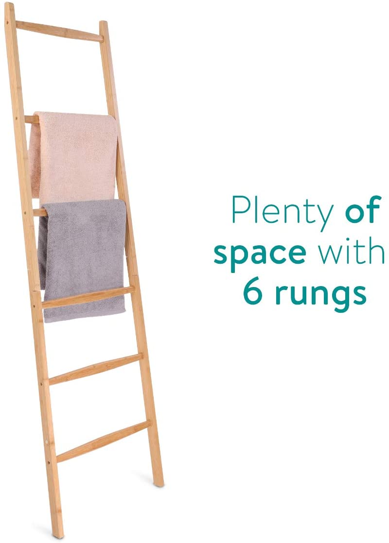 Navaris Σκάλα / Βάση Στήριξης για Πετσέτες - Light Brown - 51606.24