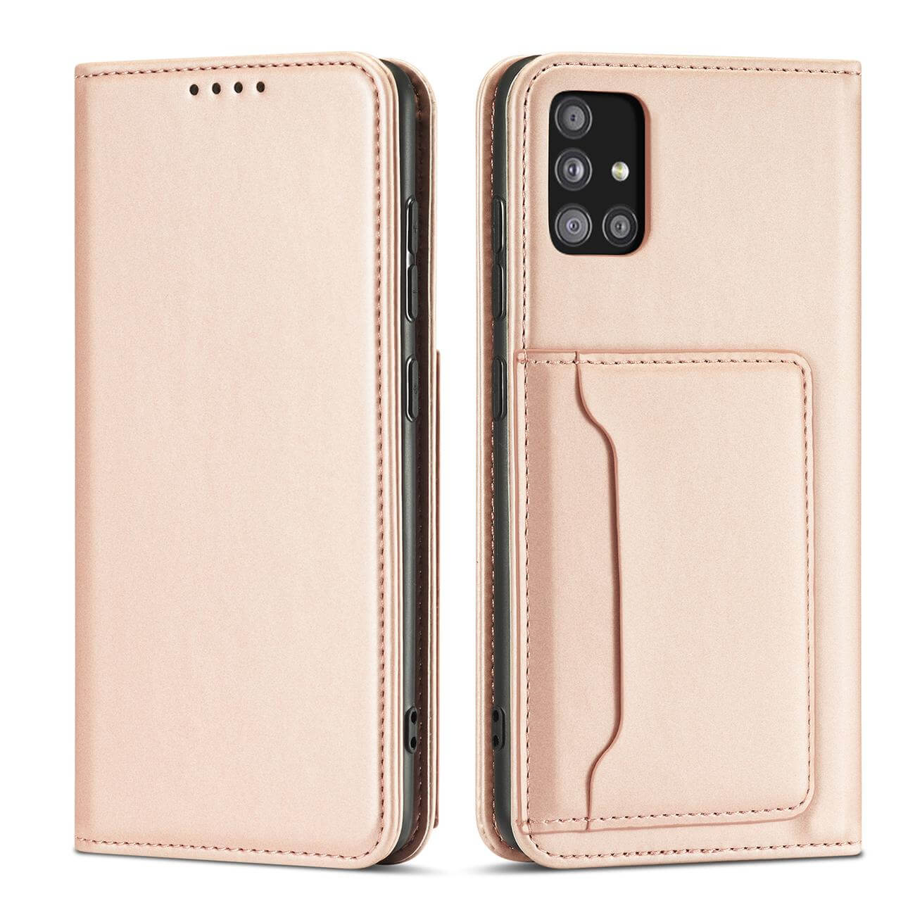 OEM Xiaomi Redmi Note 11 Pro / Note 11 Pro 5G Magnet Card Wallet Case Θήκη Πορτοφόλι Stand - Pink