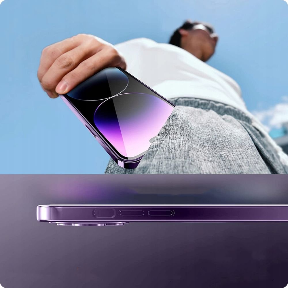 Tech - Protect iPhone 14 Pro Magshine Θήκη Σιλικόνης TPU με Magsafe - Διάφανη / Purple