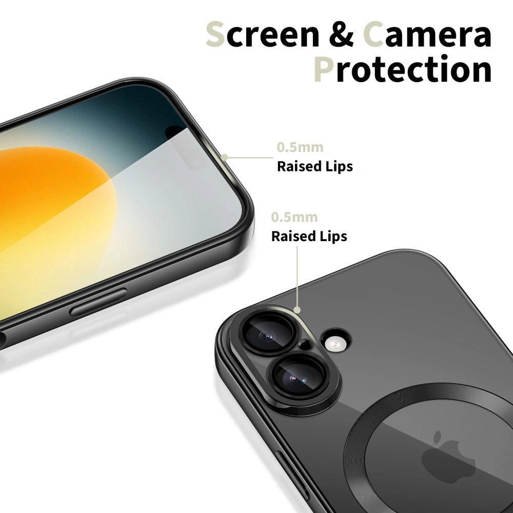 Tech - Protect iPhone 17 MagFlex - Θήκη Σιλικόνης TPU με MagSafe - Διάφανη / Shiny Black