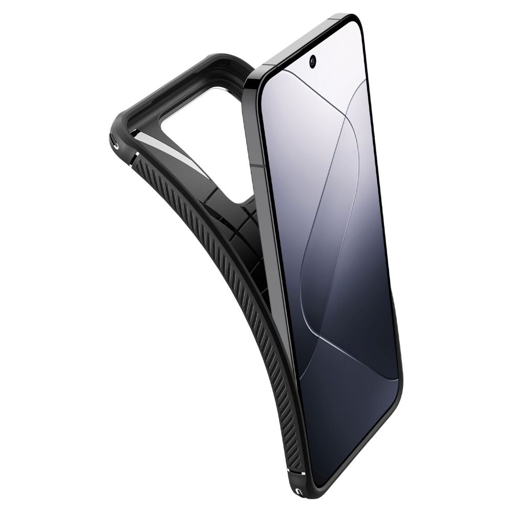 Spigen Xiaomi 14 Θήκη TPU Rugged Armor - Matte Black