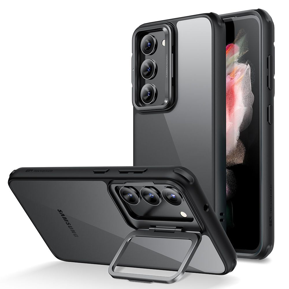 ESR Samsung Galaxy S23+ Classic Kickstand Σκληρή Θήκη με Πλαίσιο Σιλικόνης και Stand - Διάφανη / Black