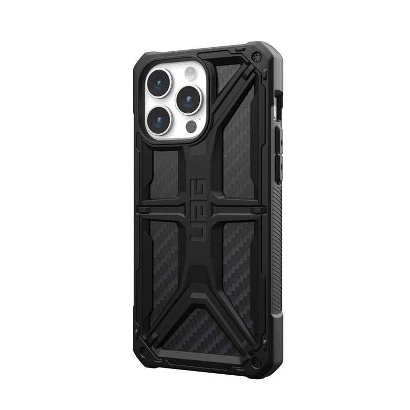 UAG iPhone 15 Pro Max Monarch Series Σκληρή Θήκη - Carbon Fiber