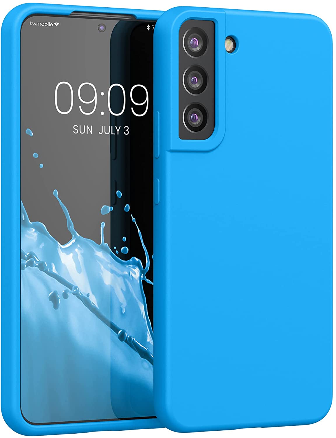 KW Samsung Galaxy S22 Plus Θήκη Σιλικόνης Rubberized TPU - Radiant Blue - 56761.157