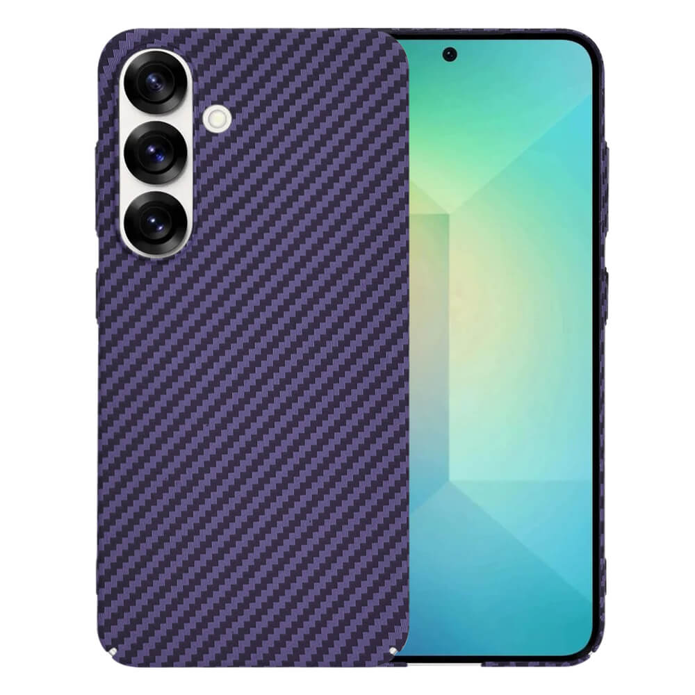 Techsuit Samsung Galaxy S25 Σκληρή Θήκη Carbonite FiberShell - Purple