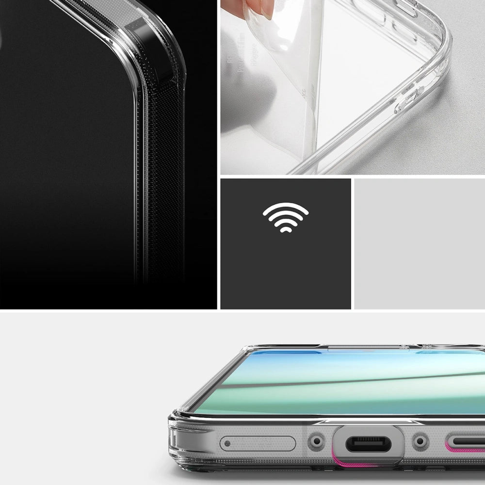 Ringke Samsung Galaxy A36 5G / A56 5G Fusion Σκληρή Θήκη με Πλαίσιο Σιλικόνης - Matte Clear