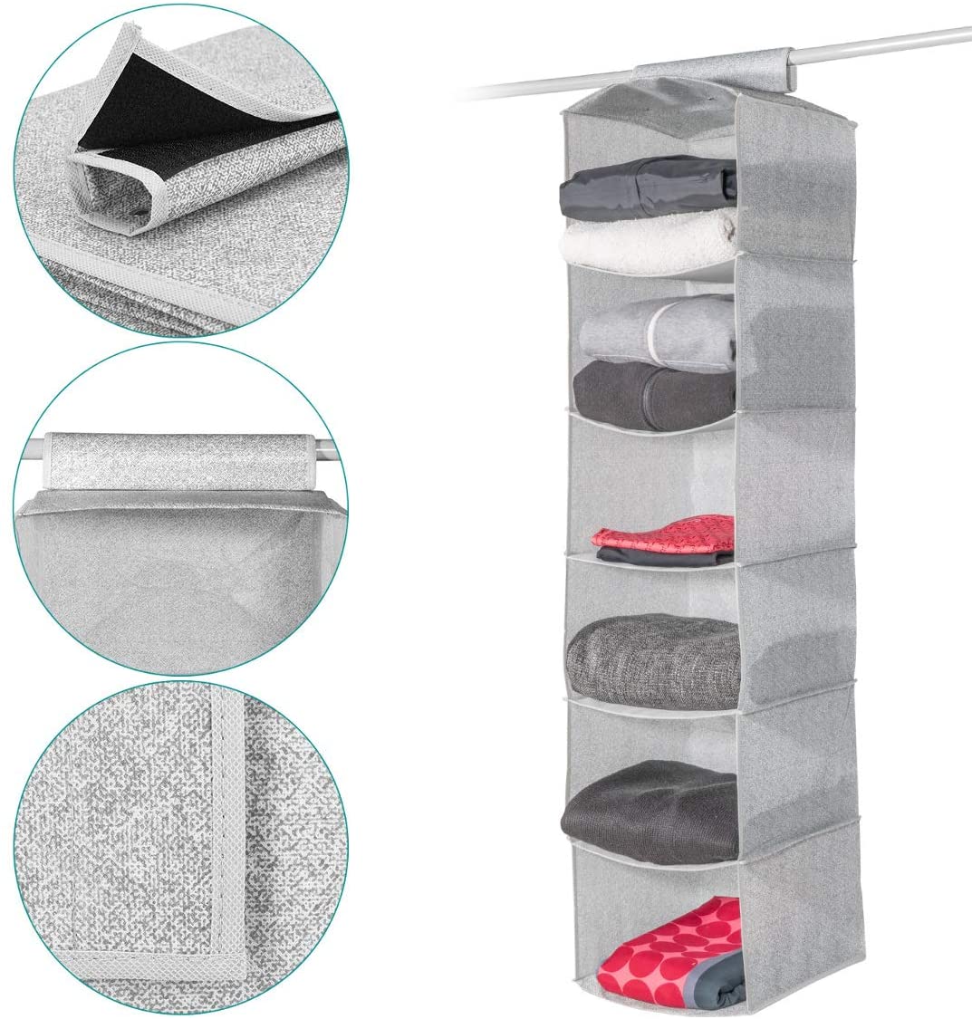 Navaris Πτυσσόμενη Ραφιέρα Ρούχων Set of 2 - Gray - 46267.22